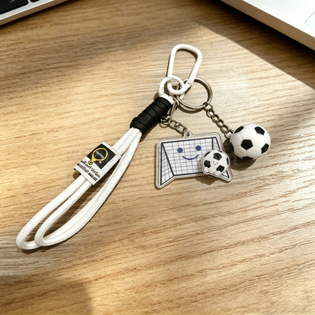 Customization Rotating Football Keychain Pendant Promotional Products