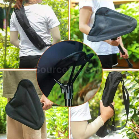 Customization Outdoor Aluminum Alloy Telescopic Folding Stool Promotional Products
