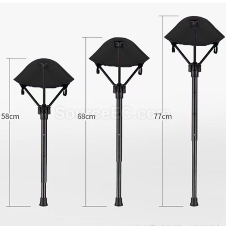 Customization Outdoor Aluminum Alloy Telescopic Folding Stool Promotional Products