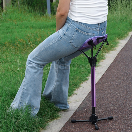 Customization Outdoor Aluminum Alloy Telescopic Folding Stool Promotional Products