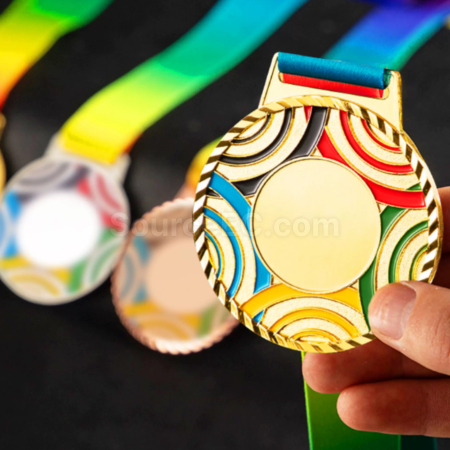 Customization Rainbow Metal Medals Promotional Products
