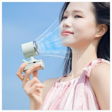 Customization Mini Clip-On Handheld Neck Fan (BSMI Certified) Promotional Products