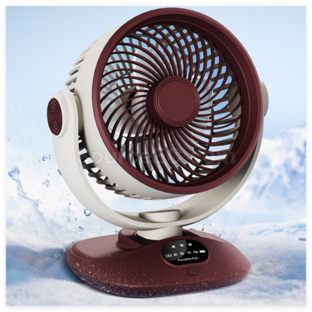 Customization Portable LED Digital Display Oscillating Fan Promotional Products