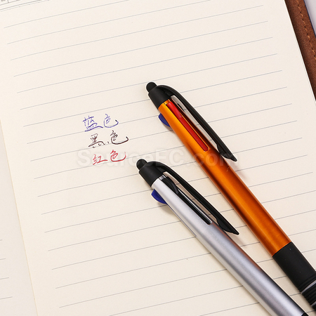Customization Tricolor With Stylus Pen Promotional Products
