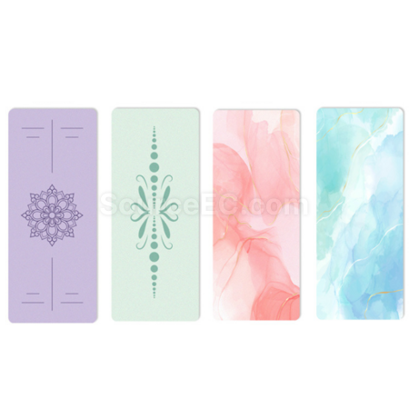 Customization Double-layer non-slip silicone bottom yoga towel mat Promotional Products