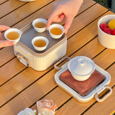 Customization Portable Travel Kung Fu Tea Set Promotional Products