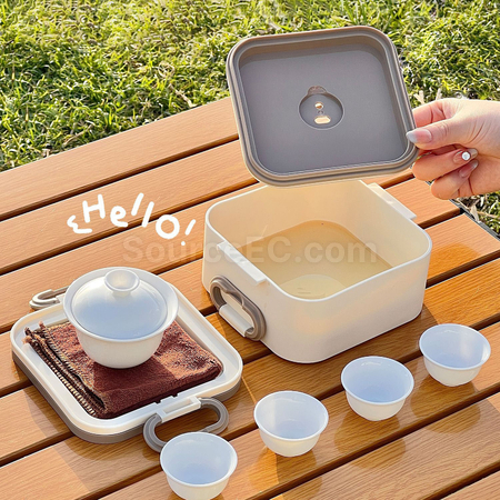 Customization Portable Travel Kung Fu Tea Set Promotional Products
