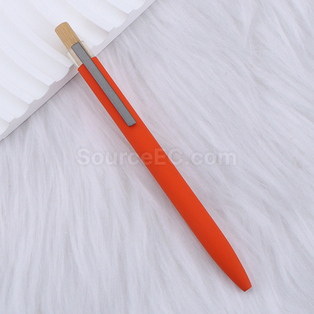 Customization Eco-friendly Bamboo-Wood Metal Ballpoint Pen Promotional Products