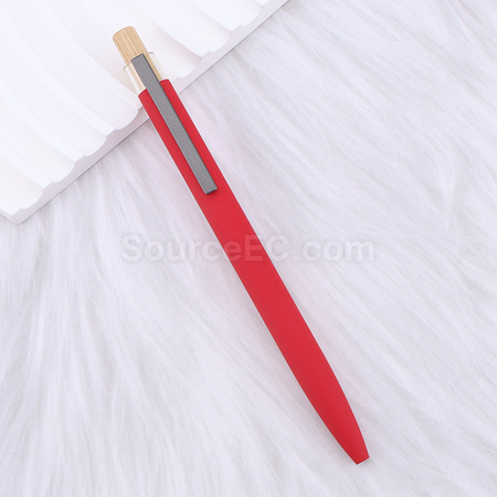Customization Eco-friendly Bamboo-Wood Metal Ballpoint Pen Promotional Products