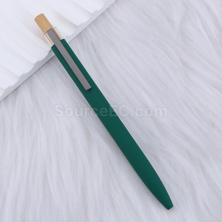 Customization Eco-friendly Bamboo-Wood Metal Ballpoint Pen Promotional Products