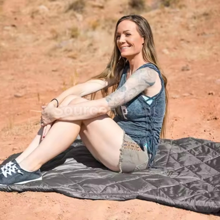 Customization 4-in-1 Multifunctional Waterproof Sleeping Bag Camping Blanket Promotional Products