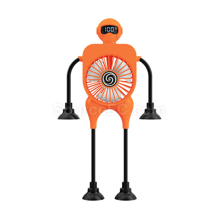 Intelligent Digital Display Suction Cup Fan