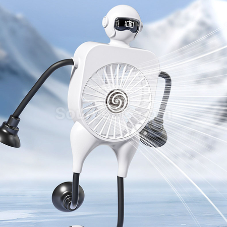 Customization Intelligent Digital Display Suction Cup Fan Promotional Products