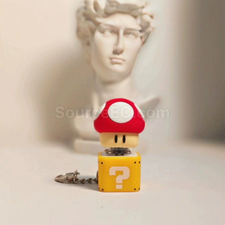 Customization Stress-relief Sound Button Keychain Promotional Products