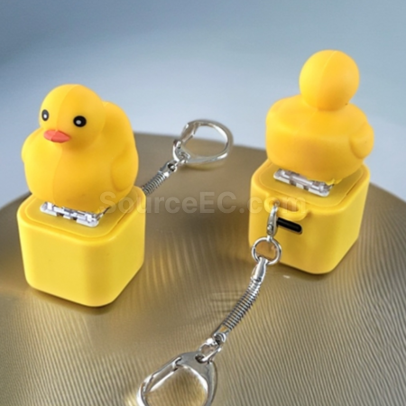 Customization Stress-relief Sound Button Keychain Promotional Products
