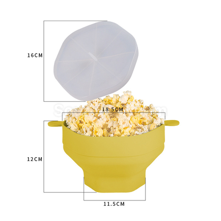Customization Silicone Popcorn Bowl With Handle Promotional Products