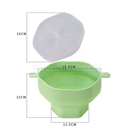 Customization Silicone Popcorn Bowl With Handle Promotional Products