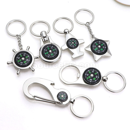 Customization Creative Compass Keychain Promotional Products