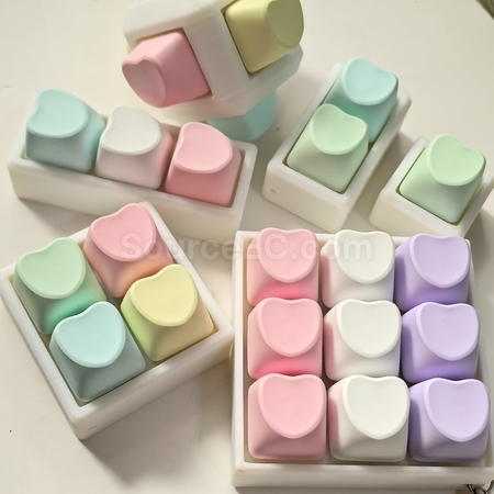 Customization Custom Heart-shaped Button Stress Relief Toy Promotional Products