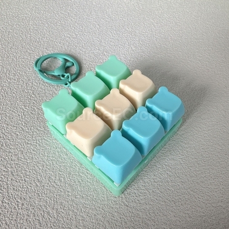 Customization Custom Bear Head Button Stress Relief Toy Promotional Products
