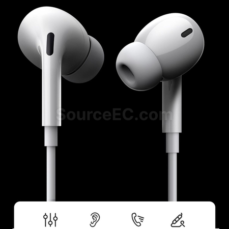 Customization Type-C Wired Headphones Promotional Products