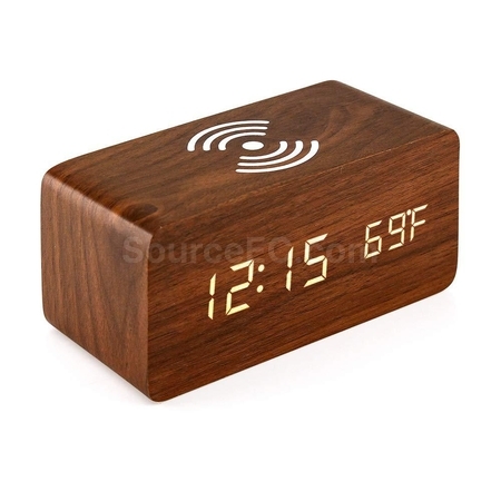 Customization Multifunctional Wireless Charging With Clock Promotional Products
