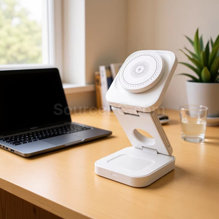 Customization 3-in-1 Magnetic Wireless Charger Promotional Products