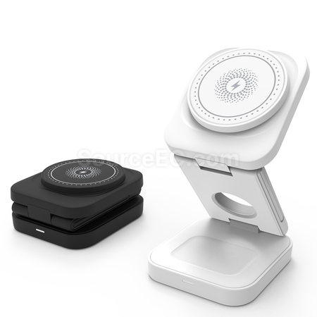 Customization 3-in-1 Magnetic Wireless Charger Promotional Products