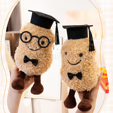 Customization Graduation Peanut and Potato Plush Dolls Promotional Products