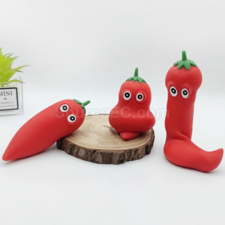 Customization Chili TPR Stress Relief Toy Promotional Products