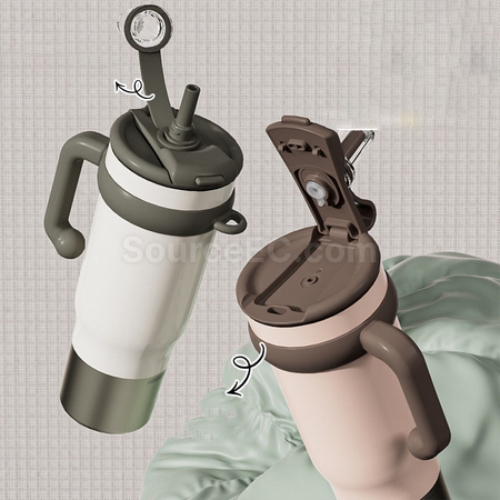 Customization Stainless steel straw thermos cup Promotional Products