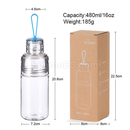 Customization Large-caliber Tritan Water Bottle Promotional Products