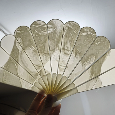 Customization Translucent Relief Fan Promotional Products