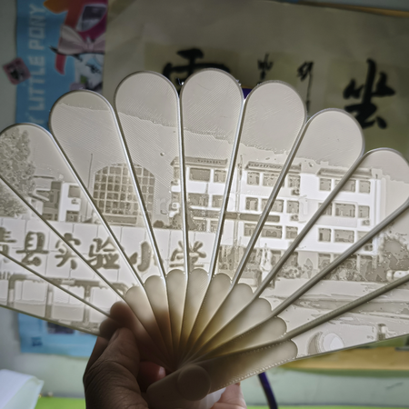 Customization Translucent Relief Fan Promotional Products