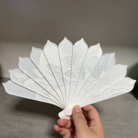 Customization Translucent Relief Fan Promotional Products