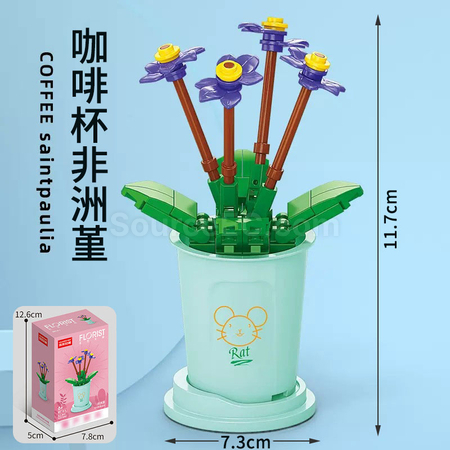 Customization Coffee Cup Plant Series Building Blocks-12 Constellations Series Promotional Products