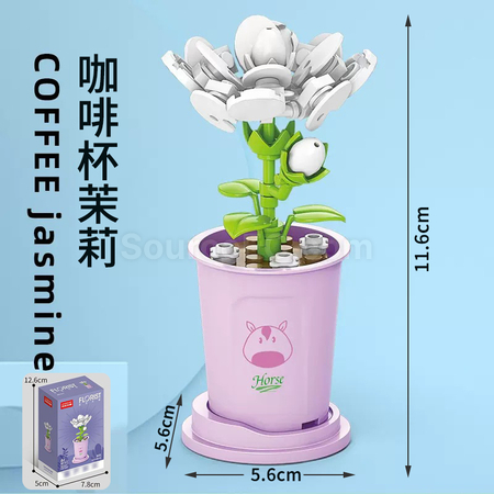Customization Coffee Cup Plant Series Building Blocks-12 Constellations Series Promotional Products