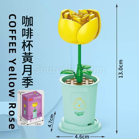 Customization Coffee Cup Plant Series Building Blocks-12 Constellations Series Promotional Products