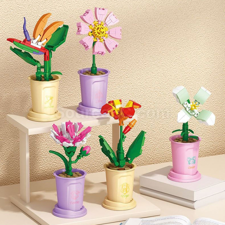 Customization Coffee Cup Plant Series Building Blocks-The 12 Zodiac Signs' Guardian Flower Collection Promotional Products