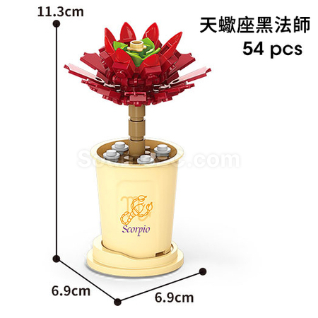 Customization Coffee Cup Plant Series Building Blocks-12 Constellations Succulent Series Promotional Products