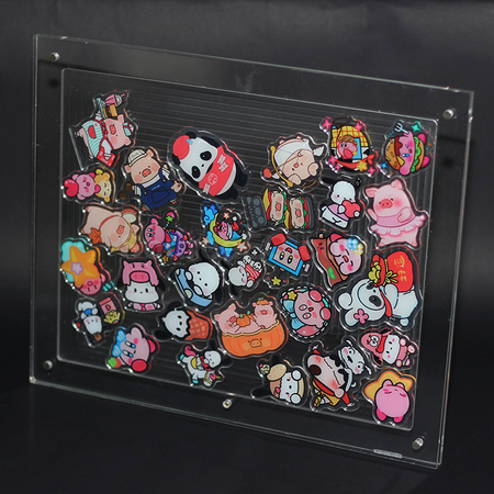 Customization Acrylic Photo Frame With Rocking Interlayer Display Case Promotional Products