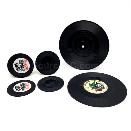 Customization Mini Vinyl Record Keychain Ornament Customizable Promotional Products