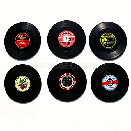 Customization Mini Vinyl Record Keychain Ornament Customizable Promotional Products