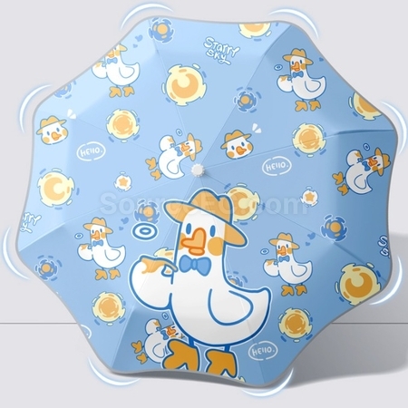 Customization Cat Paw Fully Automatic Anti-Rebound Children's Folding Umbrella Promotional Products