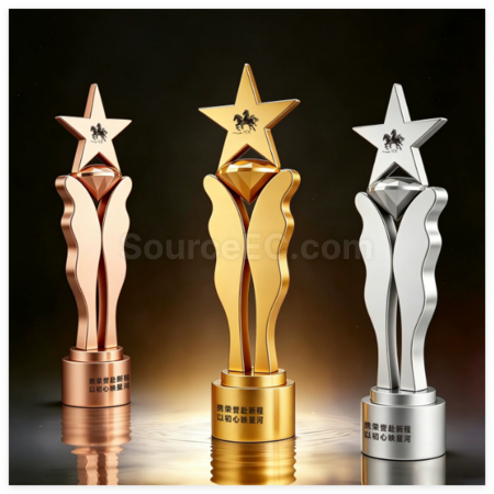 Customization Creative  Metal Trophy Promotional Products