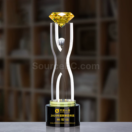 Customization Diamond Crystal Trophy Promotional Products