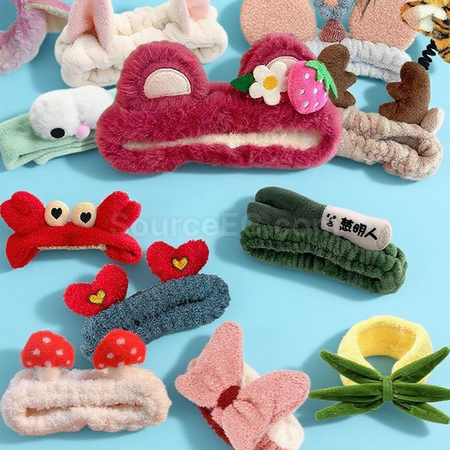 Customization Customizable plush hair bands Promotional Products