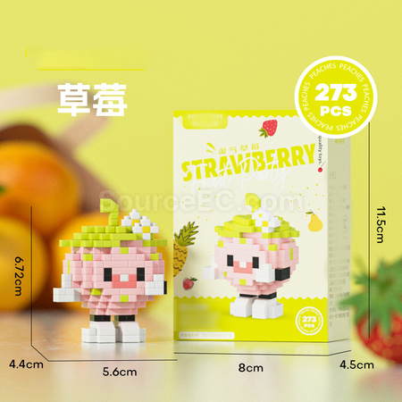 Customization Fruit Building Blocks Promotional Products