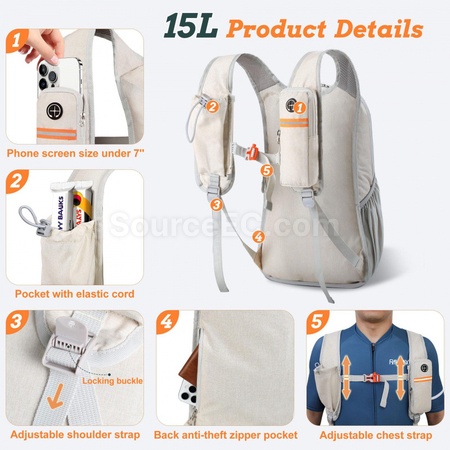 Customization Lightweight Waterproof Running Backpack Promotional Products