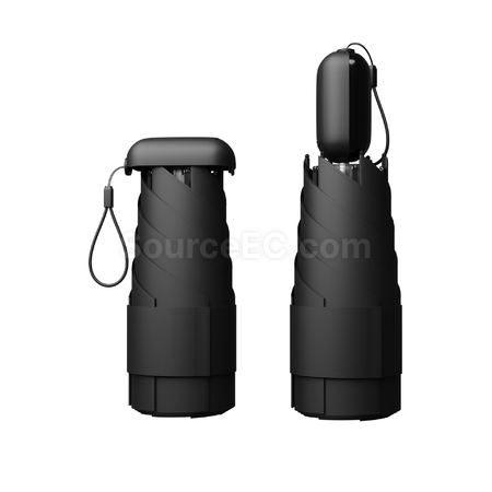 Customization Retractable Handle Mini Sun Umbrella Promotional Products